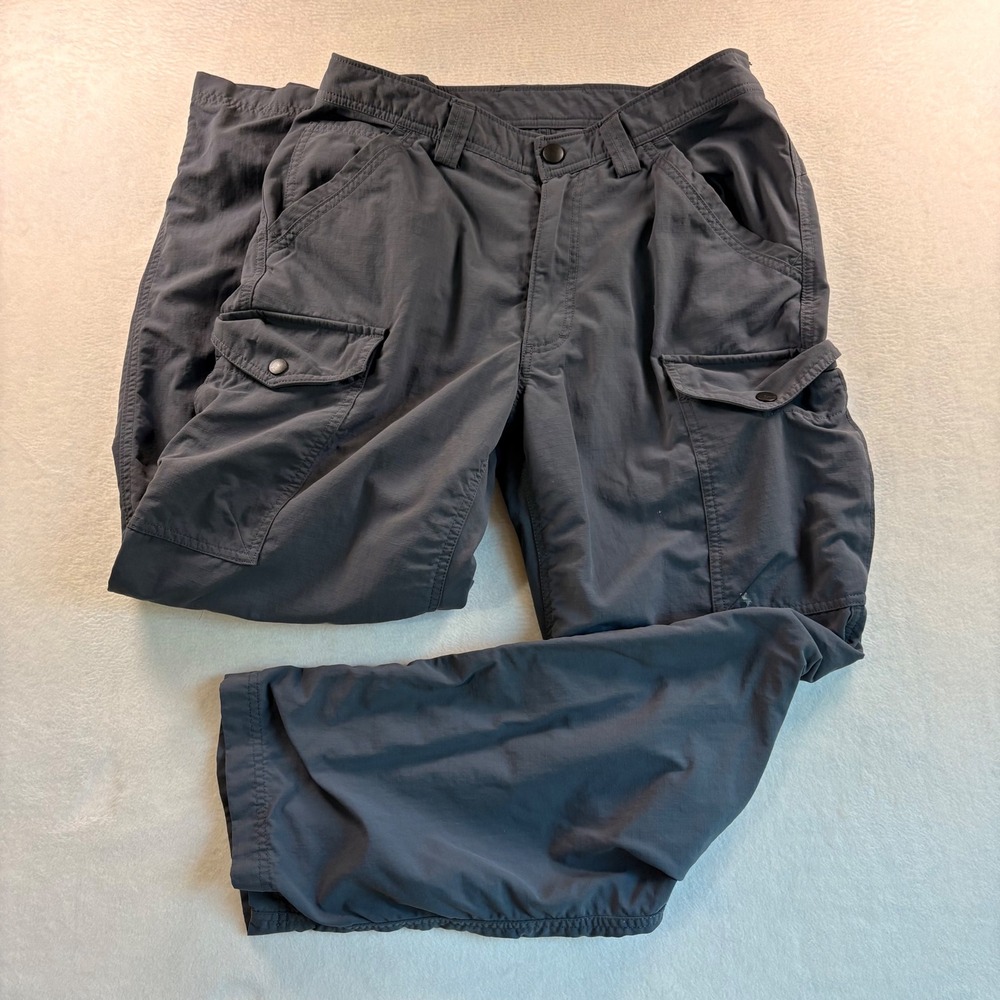 Duluth Trading Co Mens Armachillo Cooling Cargo Pants 32x30 Blue Gray 18261